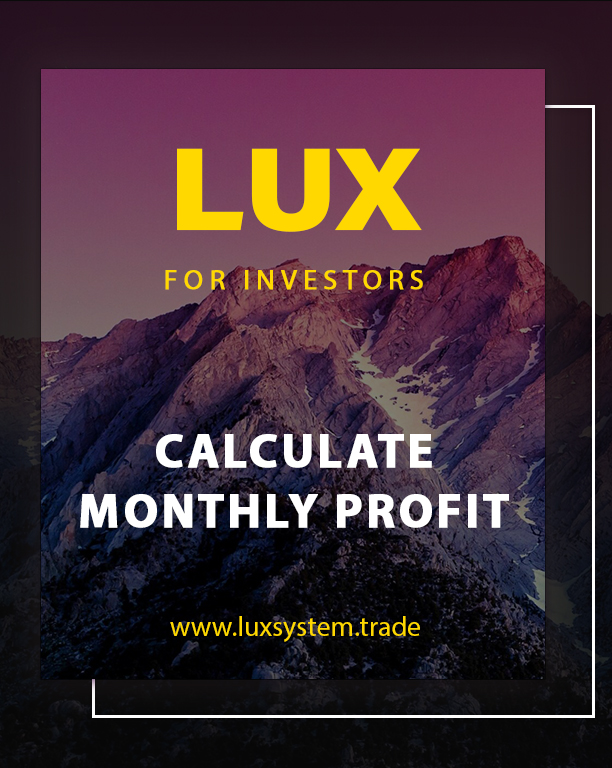 How to calculate monthly profit of LUX PAMM account