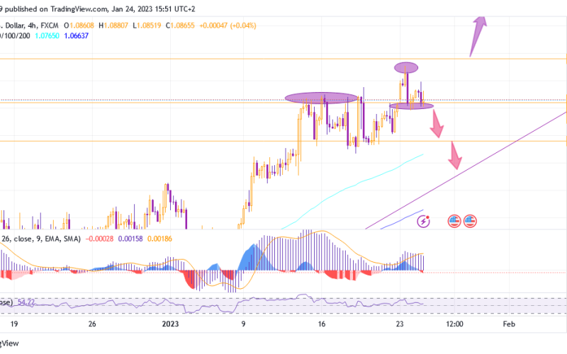 EUR USD hints at a temporary decline